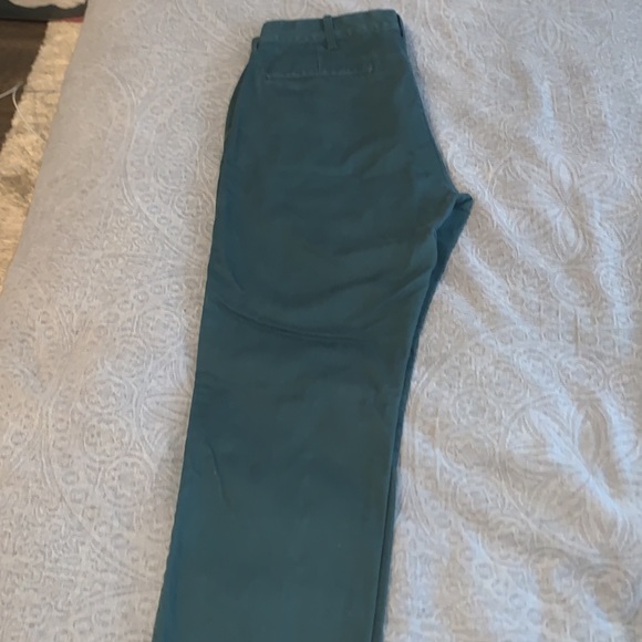 J. Crew Factory Dark Green Flex Slim Chinos Size 32/30 - Picture 5 of 10